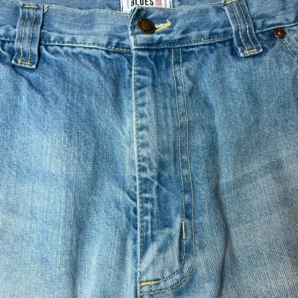 Vintage Liberty Blues Mens Size 38 Tall Denim Shorts Casual Rugged Jorts Retro